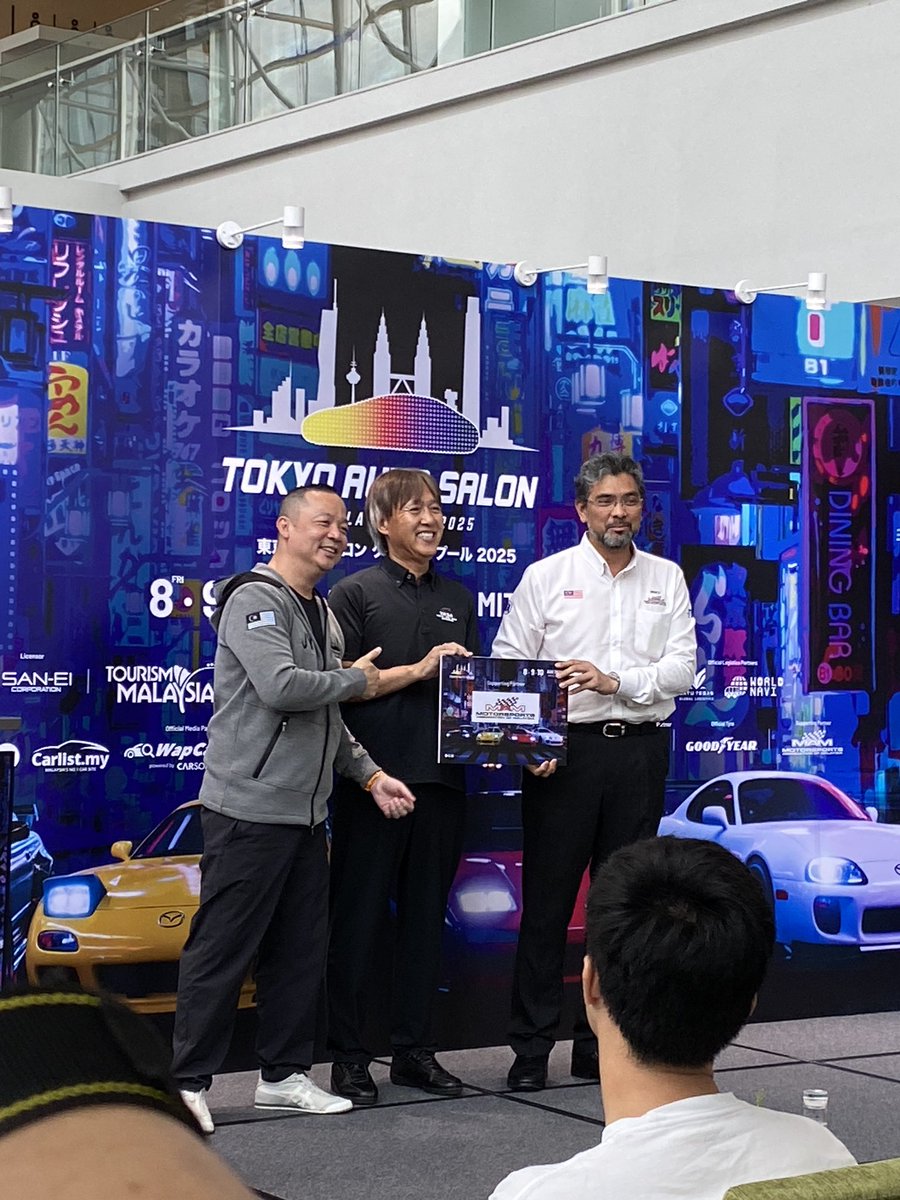 voxtapose's tweet photo. Sekitar Press Conference Tokyo Auto Salon KL 2025. Banyak benda best!
#voxtapose #taskl https://t.co/UOqoUPKuDw