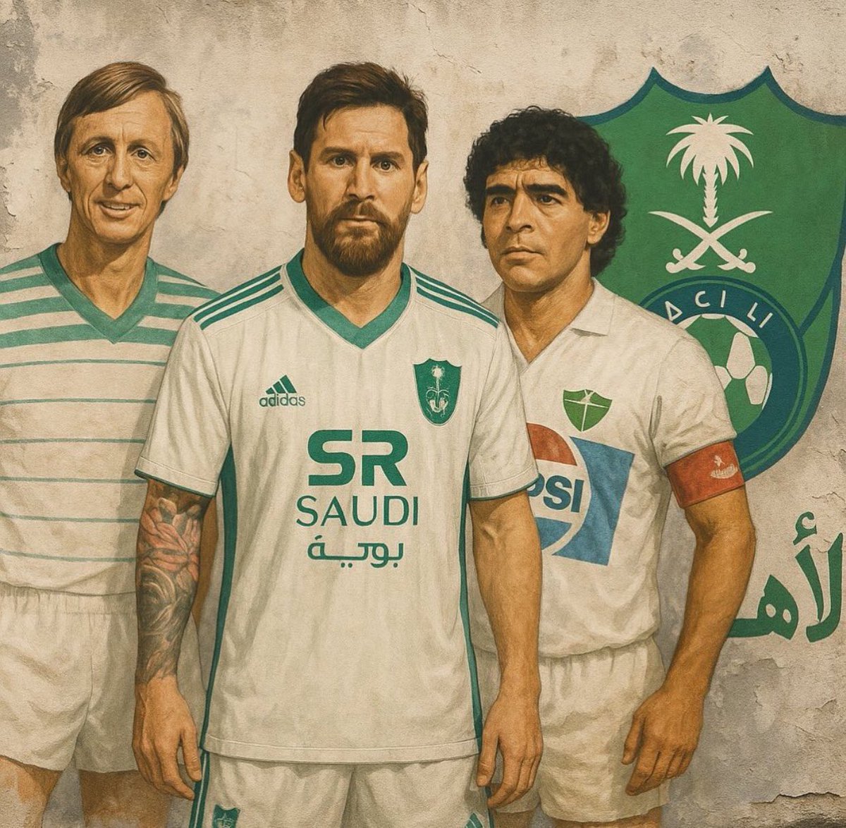 🚨 𝗕𝗥𝗘𝗔𝗞𝗜𝗡𝗚: Al-Ahli have entered talks with Leo Messi over a deal to sign him in December, when his Inter Miami contract runs out. (Source: RMC Sport)