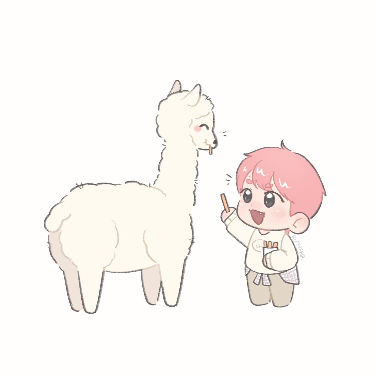 jyuumez's tweet photo. 🦊🥕🦙 https://t.co/4mO90Bare4