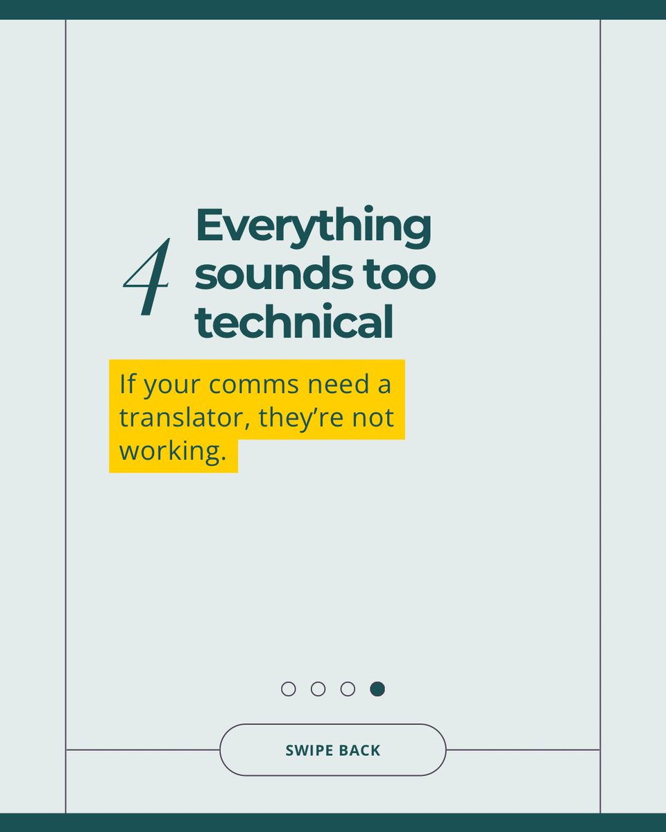 agricPR's tweet image. 👉 Swipe through to see how to fix it.
🔖 Save this for your next team check-in.

Request a Quote: docs.google.com/forms/d/1CdEme…

:
:
:
#DevelopmentComms #NGOCommunication #SocialImpact #DonorReporting #CommsStrategy #ImpactStorytelling #NonprofitMarketing