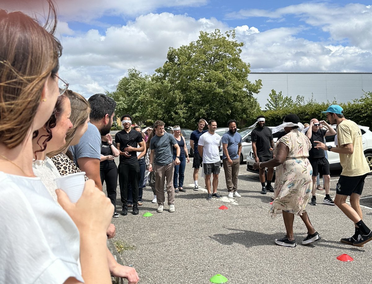 MCCAbingdon's tweet photo. Fun in the sun!  In a break from studies, students took part in an egg and spoon race at College. https://t.co/dbOD7gkbCi