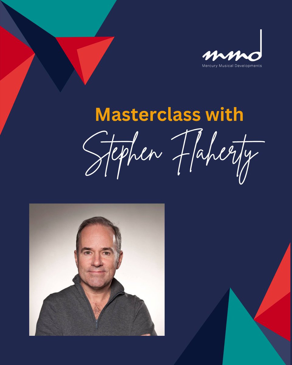 MMD Masterclass with Tony and Olivier Award-winning composer Stephen Flaherty! 7pm | Wednesday 16th July at The Old Diorama Studios, London. Tickets are going fast!! Grab yours here: mercurymusicals.com/event/mastercl…