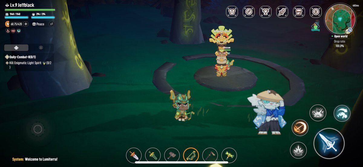 Gm Lumi Warriors 
New week, same grind! We're diving deep into <a href="/LumiterraGame/">Lumiterra (mainnet arc)</a>, ready to farm, fight, and craft like never before. Quests? Stacking those rewards. Lumi Fragments? Claiming daily. Join the squad, level up, and let’s dominate the leaderboards! 💪 

Glumi