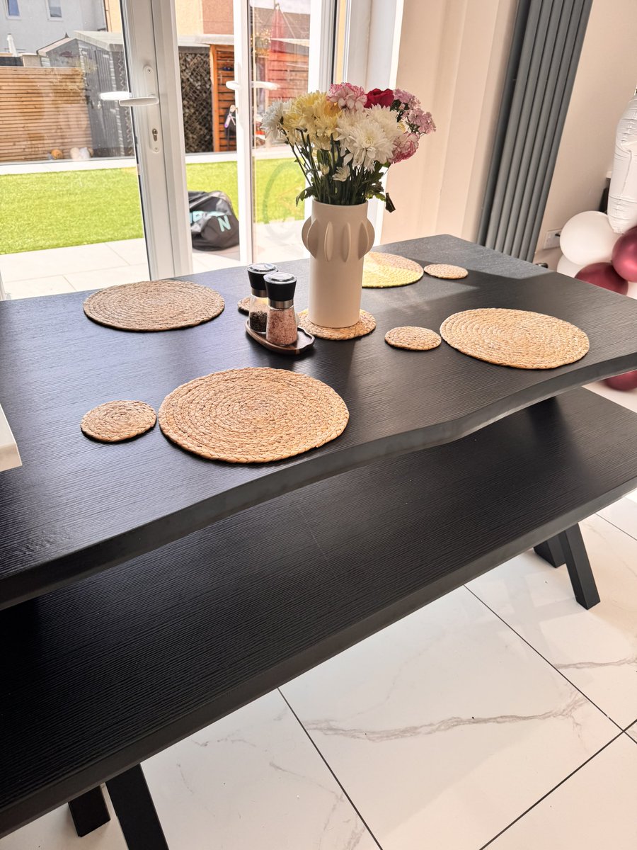 mrssawers's tweet photo. @khetsiek one family meal… bench is marked already… the quality of this is so so poor.. I’ve already been part refunded due to a manufacturing default but for this to happen aswell is ridiculous. It’s made of plastic! https://t.co/5UlryopKxH