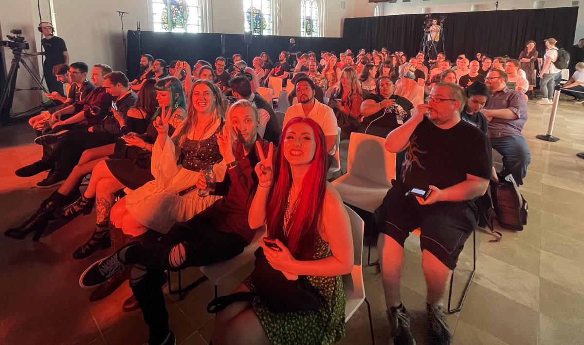 2 years ago today, working with <a href="/larianstudios/">Larian Studios</a> on the final Panel from Hell / pre launch event for BG3 in Ghent.

<a href="/bluejayonx/">bluejay 🦋</a> <a href="/SandboxStrat/">Sandbox Strategies</a> <a href="/icopartners/">ICO</a> <a href="/manzirae/">𝕸𝖆𝖓𝖟𝖎 𝕽𝖆𝖊 is on bsky now 💙</a> <a href="/ThatBronzeGirl/">ThatBronzeGirl</a> <a href="/WolfheartFPS/">WolfheartFPS</a> <a href="/rhilentlesss/">rhi ✨ mom friend™</a> <a href="/CrikMaster/">Criken</a>