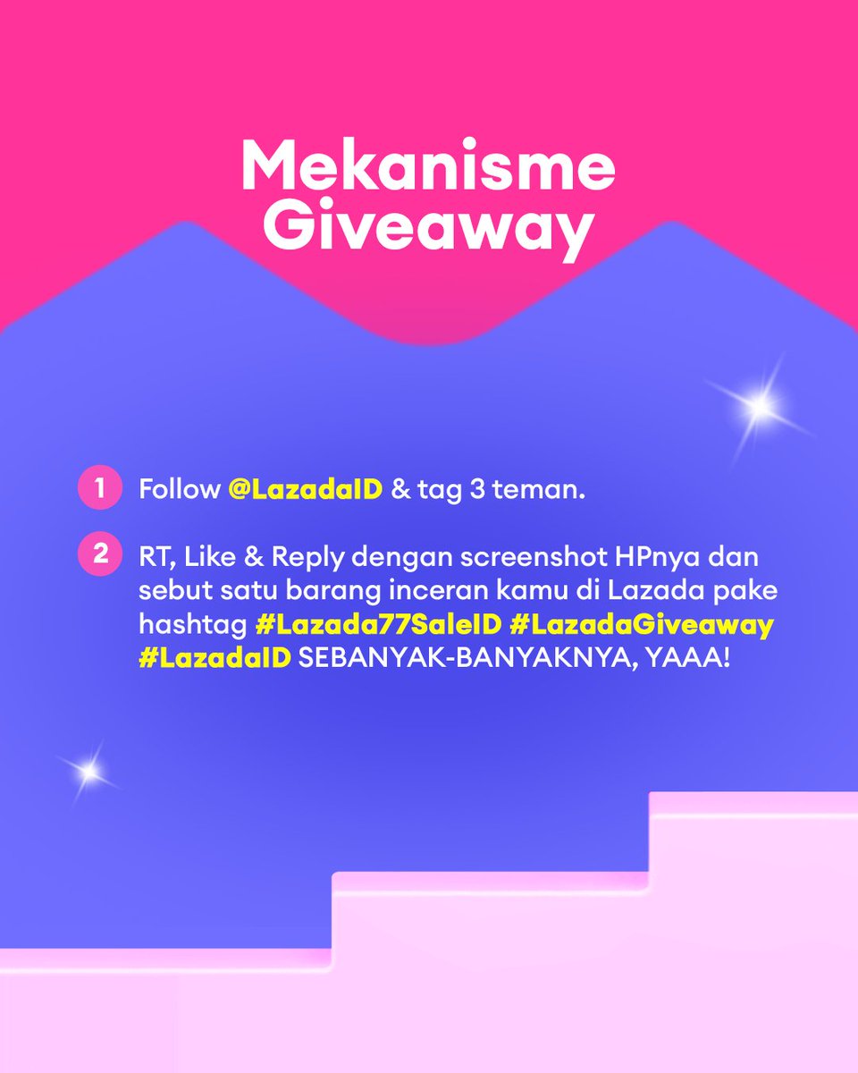 ✨ GIVEAWAY ALERT ✨

ADA IPHONE 15 GRATIS DI LAZADA 7.7 SALE, NIH~

Langsung cus, cek mekanismenya di foto dan ikutan sekarang juga!

Periode: 7 - 9 Juli 2025