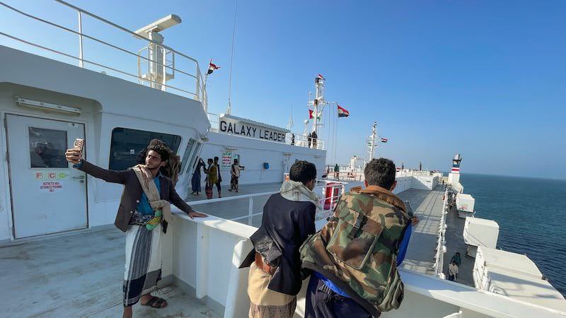 This ship, the Galaxy, was taken violently by the Houthis two years ago. ( pictured below)

Since then, it has been used by the Houthis in a hostile way.

Last night, Israeli jets attacked the vessel.
