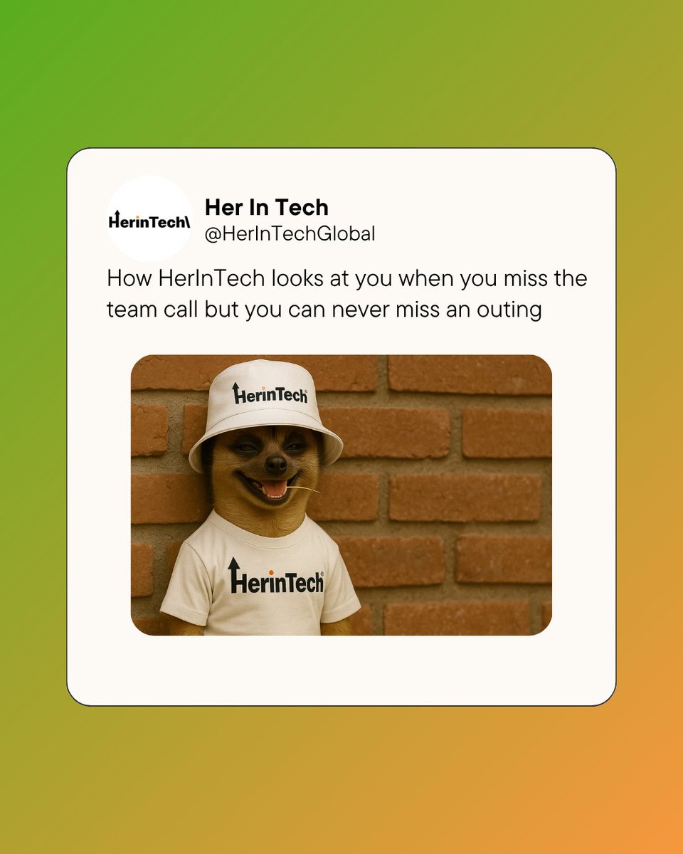How <a href="/HerInTechGlobal/">Her In Tech</a>  looks at you when you’re out here struggling alone but we’re right there waiting to help ~ Lowkey judging you 😂
