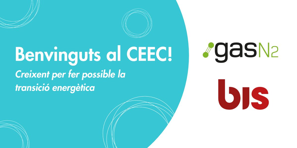 clusterEE's tweet image. 👏 BIS i GasN2 se sumen al projecte del CEEC! 🚀

Aquest mes de juny hem incorporat dos nous socis que enforteixen l’ecosistema del clúster amb coneixement tècnic i expertesa en l’àmbit tecnològic i energètic. 👇

✅#BIS és una enginyeria integral circular especialitzada en…