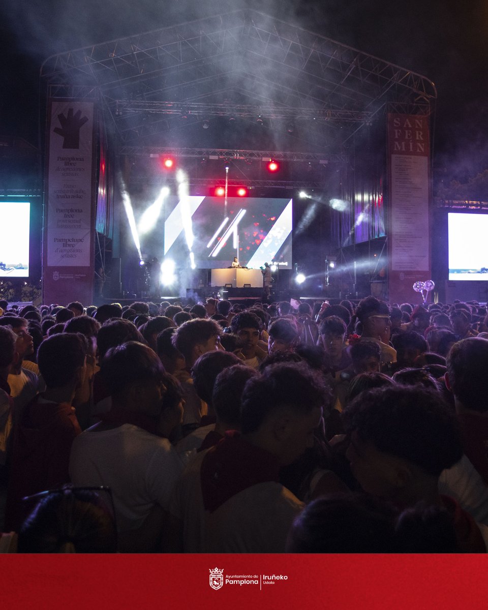 🎧​🎚️​ El ciclo 'Sound Fermín' vuelve a llevar sesiones DJ a las noches musicales de la plaza de los Fueros, del 6 al 13 de julio

#Sanfermines2025 #SanferminesPamplona

🔎 +INFO: pamplona.es/actualidad/not…