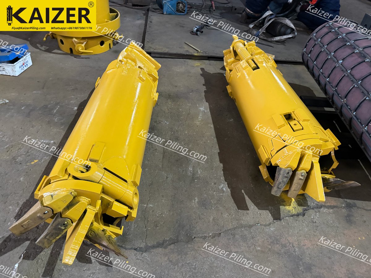 KaizerPiling's tweet image. Looking for cheap drill buckets that don’t compromise on quality? Opt for China good quality drilling bucket options designed for longevity. Whether it’s a clam bucket or a clay drilling bucket with drilling teeth, 
#CheapDrillBuckets #DurableTools #ChinaManufacturing