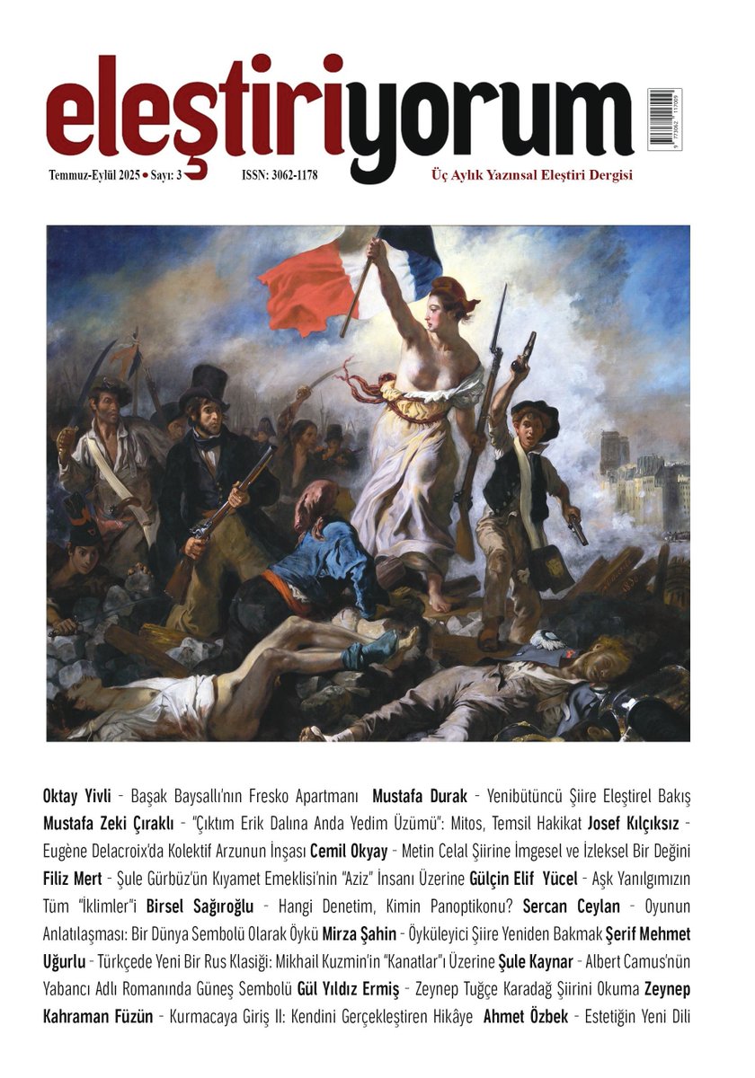 Eleştiriyorum Temmuz-Eylül 2025 sayısı

hepsiburada.com/elestiriyorum-…