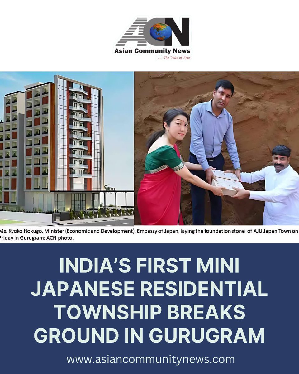skahuja13's tweet image. ๐ฏ๐ต๐ก Indiaโs First Japanese-Only Mini Township is HERE!
AJU Japan Town is redefining Indo-Japanese living in Gurugram with 128 luxury apartments, Japanese amenities, and cultural charm.
๐ธโจ A new home for Japan, in the heart of India.
Read more ๐๐ป
asiancommunitynews.com/indias-first-mโฆ