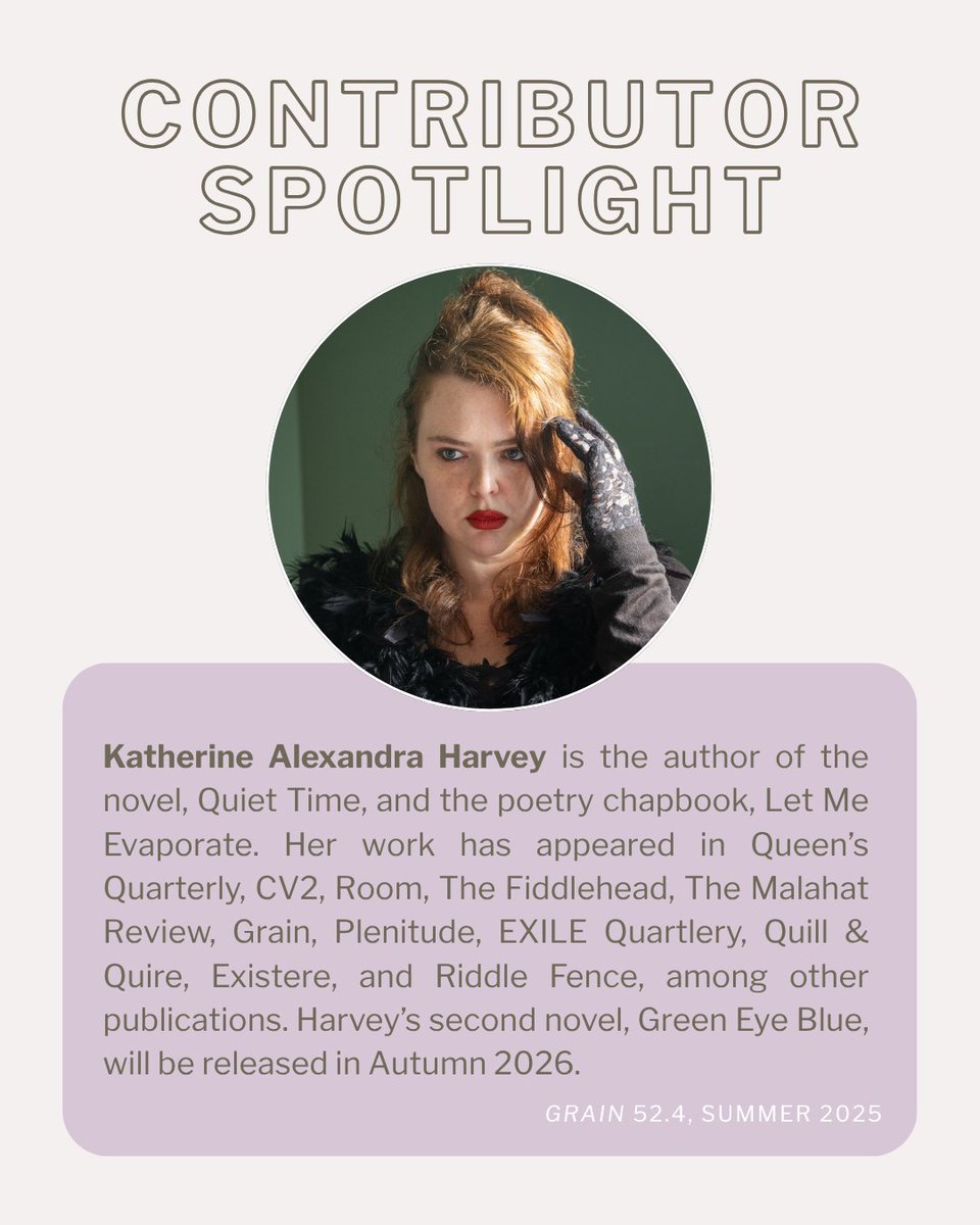 52.4 CONTRIBUTOR SPOTLIGHT: KATHERINE ALEXANDRA HARVEY!