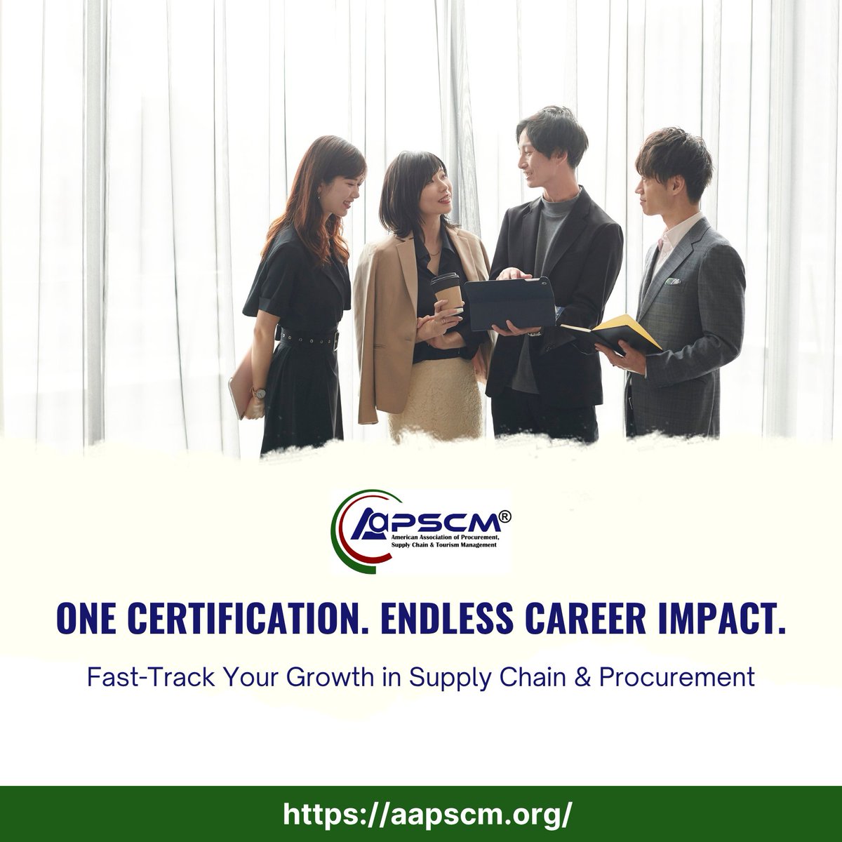 aapscm's tweet image. Whether you’re stuck in a role or just getting started, AAPSCM® gives you the edge:
✅ Globally recognized certifications (ACPP®, CPM®, CSCL™)

#aapscm #supplychaincertification #careeredge #globalcertification #levelupyourcareer 

🔥Visit Us: aapscm.org