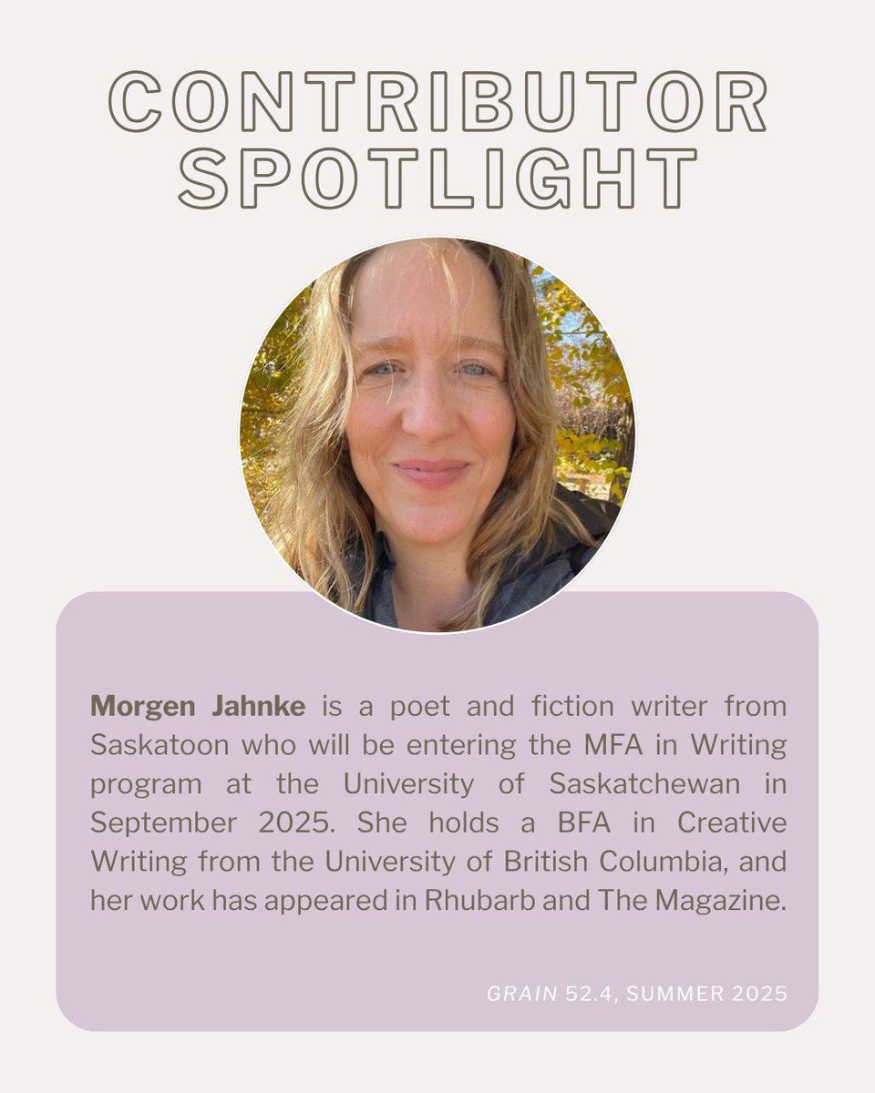 52.4 CONTRIBUTOR SPOTLIGHT: MORGEN JAHNKE!