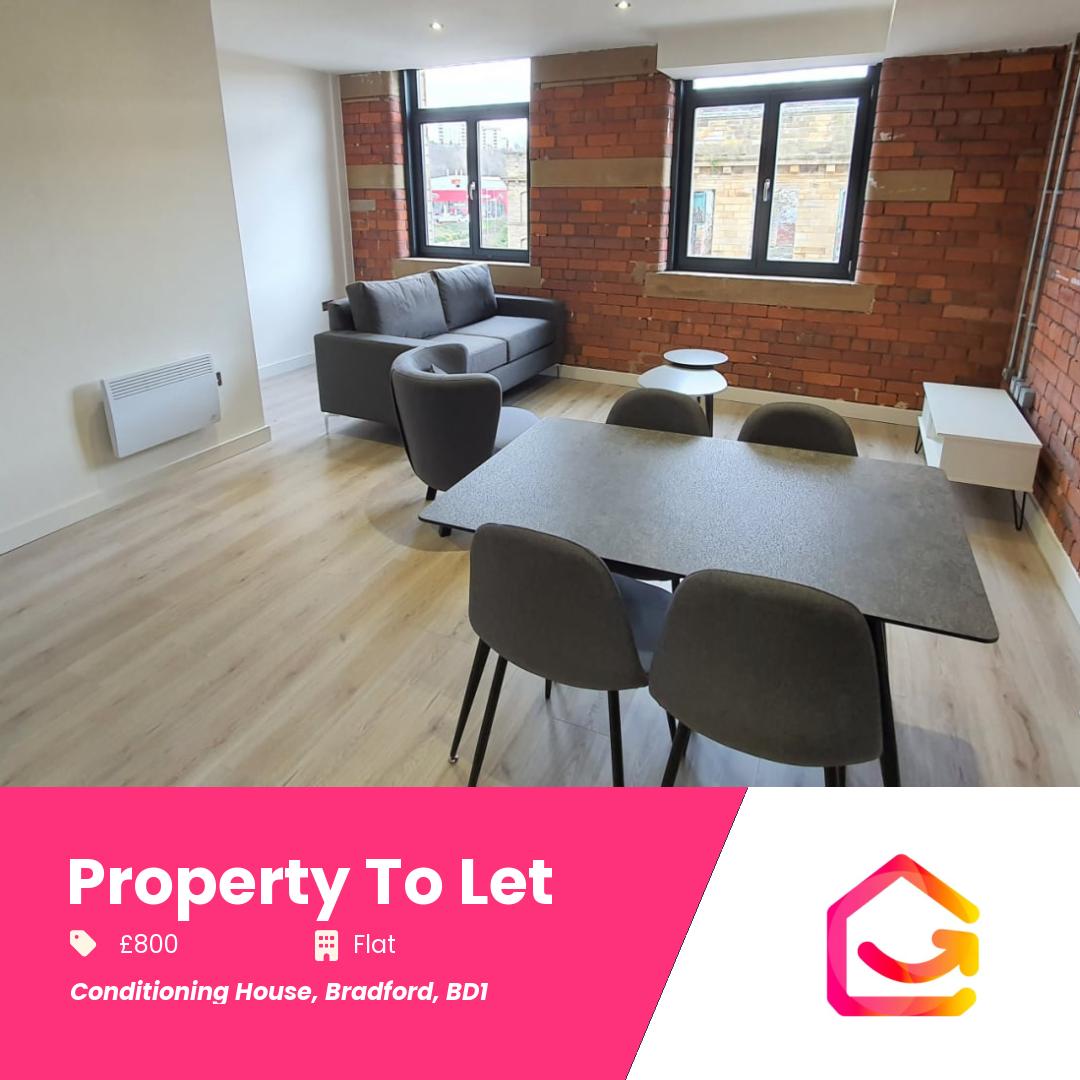 To Let Conditioning House, Bradford, BD1

🏢 Two double bedroom furnished apartment  
🏛️ Grade II Listed Victorian wool mill  
✨ Combines historic character with modern amenities  
🚪 Features an entrance hall  

£800 pcm

Visit our...