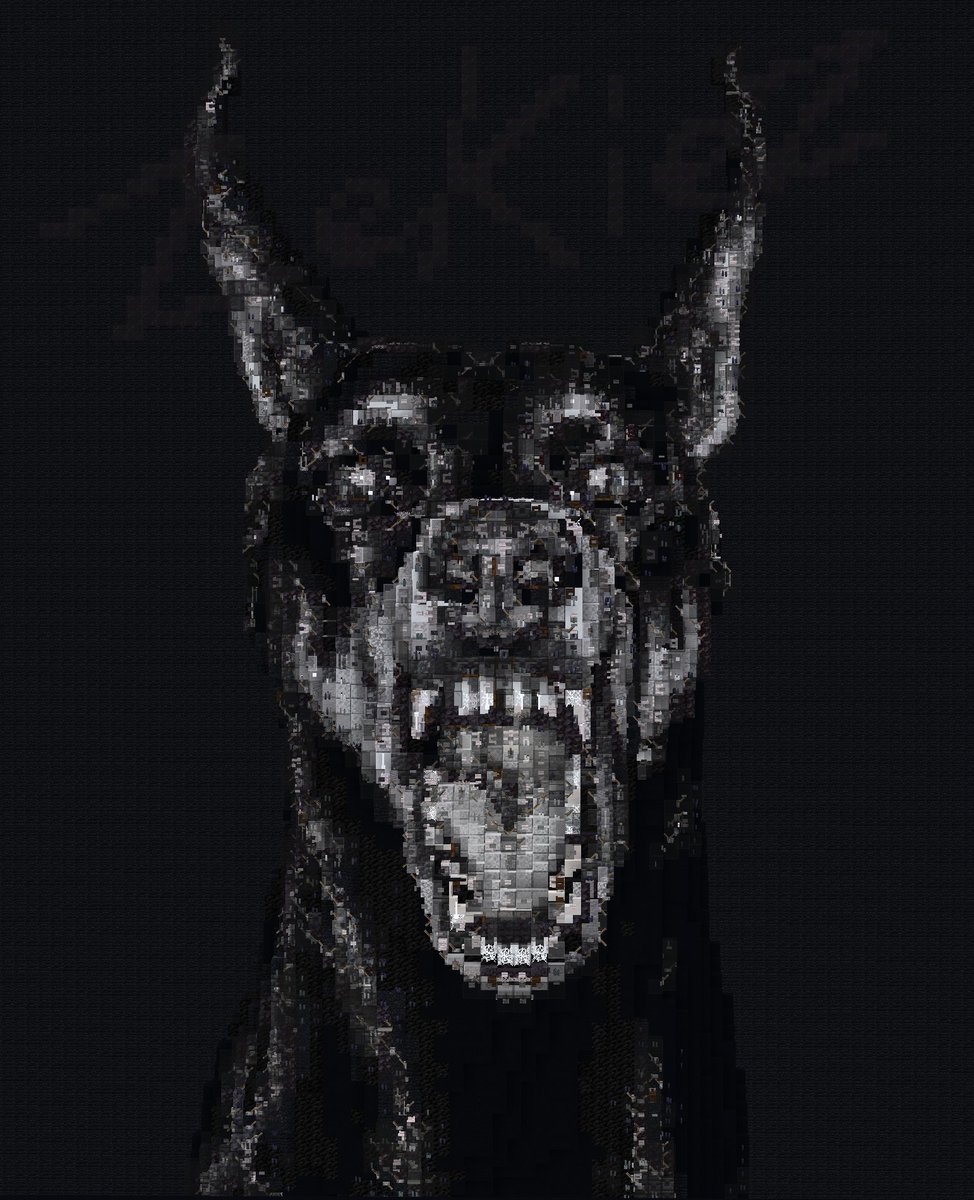 zekiez_'s tweet image. DOBERMAN

#minecraft #Minecraftbuilds #minecraft建築コミュ