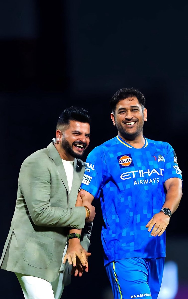 Suresh Raina🇮🇳 (@imraina) on Twitter photo Happy birthday to my brother, MSD! Wishing you a day filled with love, laughter, and all your favorite things.
Thanks for the memories, both on and off the field. Here's to many more years of good times! 🎉💛
<a href="/msdhoni/">Mahendra Singh Dhoni</a> Happy birthday to my brother, MSD! Wishing you a day filled with love, laughter, and all your favorite things.
Thanks for the memories, both on and off the field. Here's to many more years of good times! 🎉💛
<a href="/msdhoni/">Mahendra Singh Dhoni</a>
