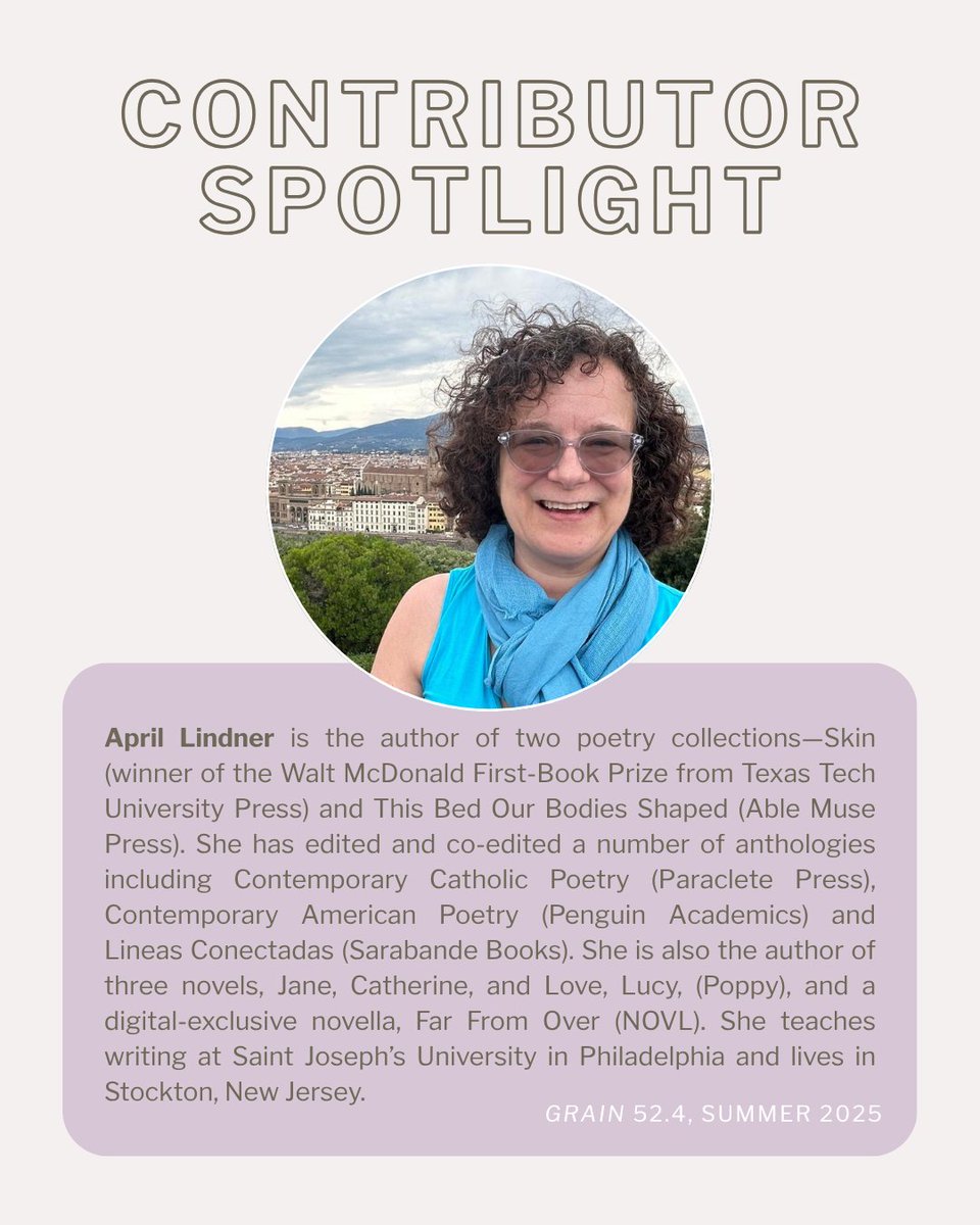 52.4 CONTRIBUTOR SPOTLIGHT: APRIL LINDNER!