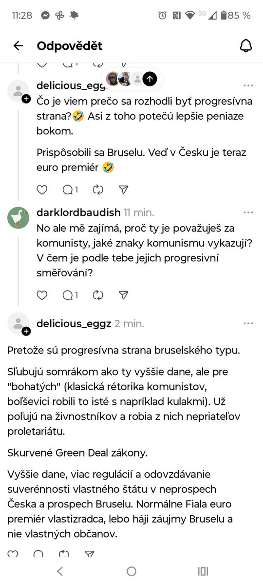Lásko, vstávej, nová definice komunismu dropla 
(rovnice je progresivismus = komunismus a ODS je progresivní a komunistická)