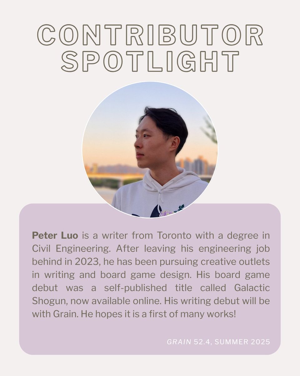 52.4 CONTRIBUTOR SPOTLIGHT: PETER LUO!