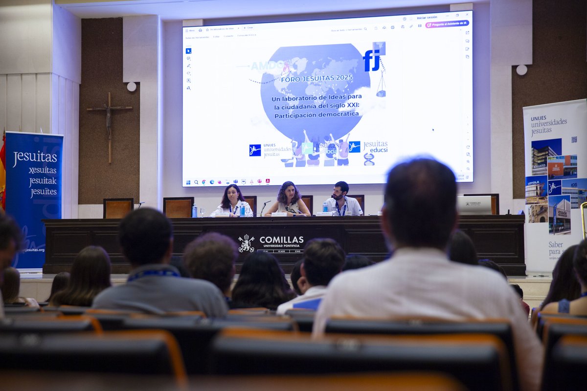 Universidad Pontificia Comillas (@ucomillas) on Twitter photo 👥Comillas acoge la I Edición del Foro Jesuitas, un espacio de vocación, ciudadanía y fe, un encuentro organizado por <a href="/unijes/">Unijes - Universidades Jesuitas</a>
🎒Alumnos de colegios jesuitas participan en jornadas de reflexión, talleres y encuentros en clave ignaciana
🗞️Descubre más 👇
comillas.edu/noticias/comil… 👥Comillas acoge la I Edición del Foro Jesuitas, un espacio de vocación, ciudadanía y fe, un encuentro organizado por <a href="/unijes/">Unijes - Universidades Jesuitas</a>
🎒Alumnos de colegios jesuitas participan en jornadas de reflexión, talleres y encuentros en clave ignaciana
🗞️Descubre más 👇
comillas.edu/noticias/comil…