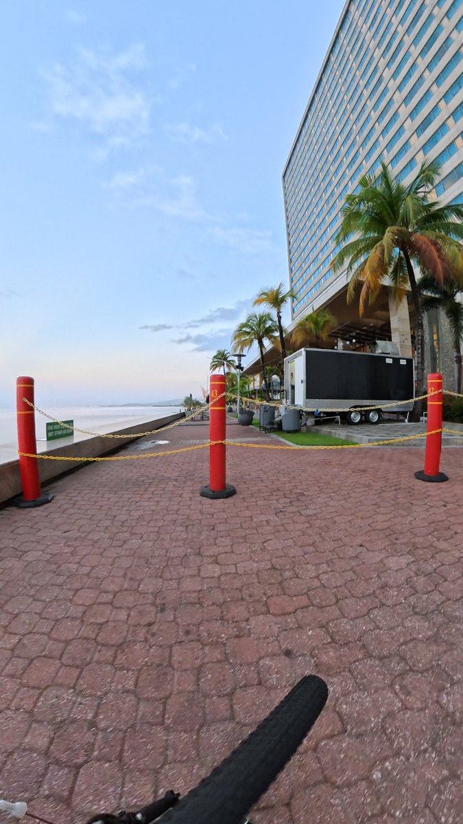 TT_Fietser's tweet image. Why have we surrendered this prime public space on the Port of Spain Waterfront to the exclusive use of the Hyatt Hotel? When this space was officially opened, we could all walk to the end. The government complains that we have an NCD crisis and does this!
#PublicSpaces
