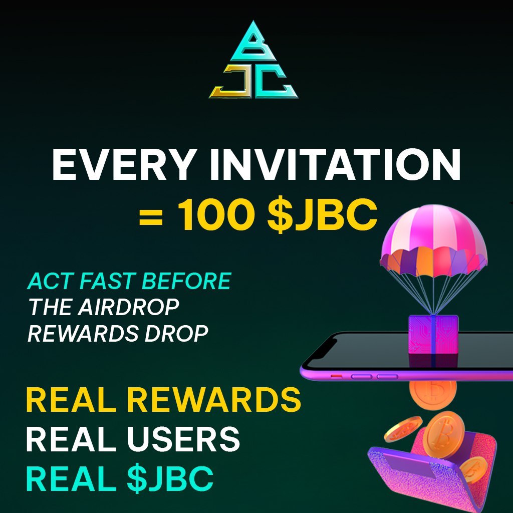 🔥 $JBC AIRDROP IS LIVE!  

Earn 100 $JBC per invite + unlock rewards for your ENTIRE CREW.  

⛓️ 20K+ on-chain holders | 💸

 15M+ $JBC distributed!  

Transparent Tokenomics:

✅ 1B Supply | 0% fluff  
✅ 50% AIRDROPS &amp; COMMUNITY  
✅ 100% On-chain &amp; verifiable  
✅ Team tokens