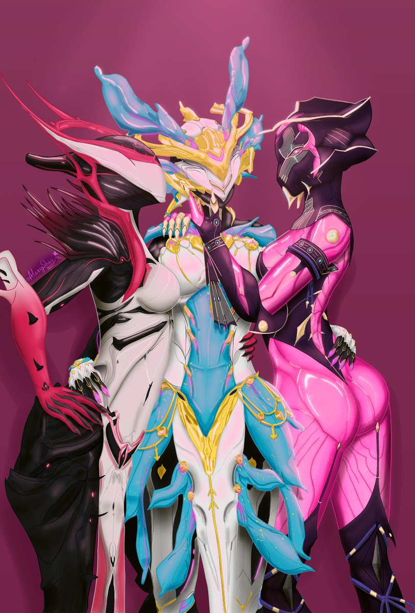 AlexeyShay's tweet image. New hot trio Warframe girls 🔥
#Warframe #warframefanart