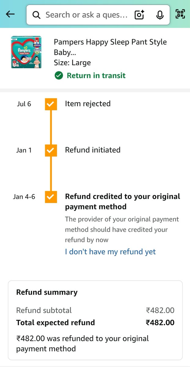 ipranitparab's tweet photo. What is wrong with @amazonIN ? Would you please explain this.? I don't have my refund yet. Do I have to wait till January? Seriously... https://t.co/bX2sriXkdb