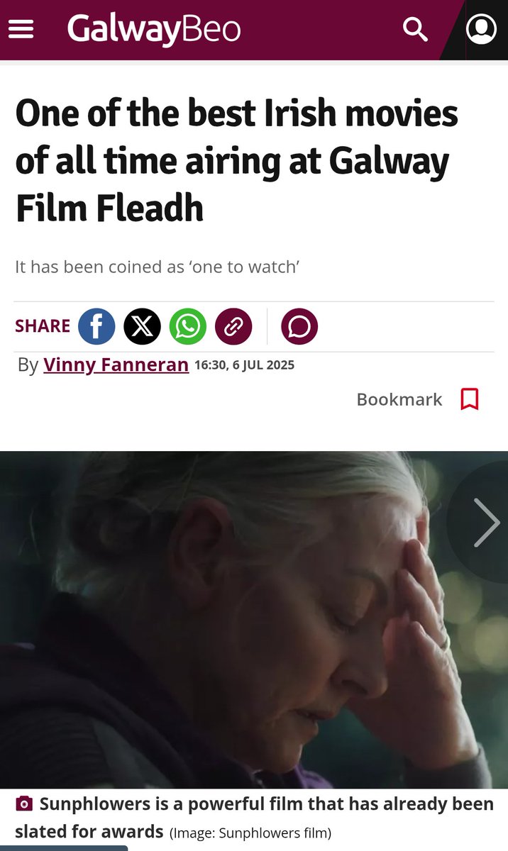 Kathleen W. Yeates (@flyingturtlepro) on Twitter photo So excited to be a small part of this beautiful feature film Sunphlowers by Dave Byrne instagram.com/sunphlowersmov…
premiering July 10th <a href="/GalwayFilm/">Galway Film Fleadh</a>
galwaybeo.ie/news/galway-ne… So excited to be a small part of this beautiful feature film Sunphlowers by Dave Byrne instagram.com/sunphlowersmov…
premiering July 10th <a href="/GalwayFilm/">Galway Film Fleadh</a>
galwaybeo.ie/news/galway-ne…
