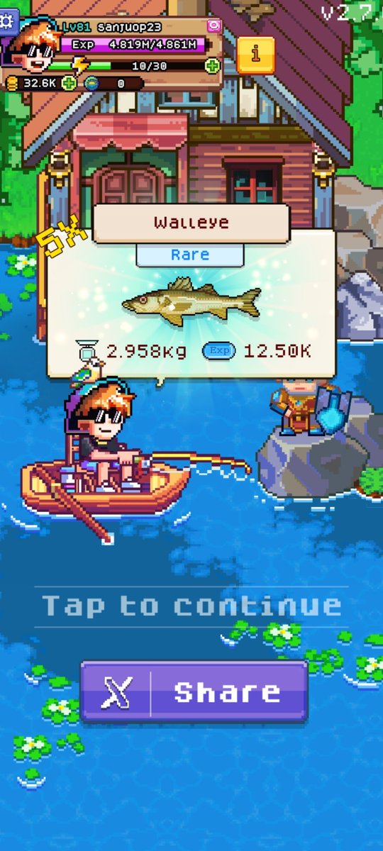 Day 52 of playing <a href="/FishingFrenzyCo/">Fishing Frenzy</a> 🎣

Here’s what I caught today 💰 

2 Rare Items - Walleye

4 Common Items – Mullet, Blue Cromis

Join here 🔗: fishingfrenzy.co/?code=3VHDLM

#fishingfrenzy #Web3Gaming #PlayToEarn