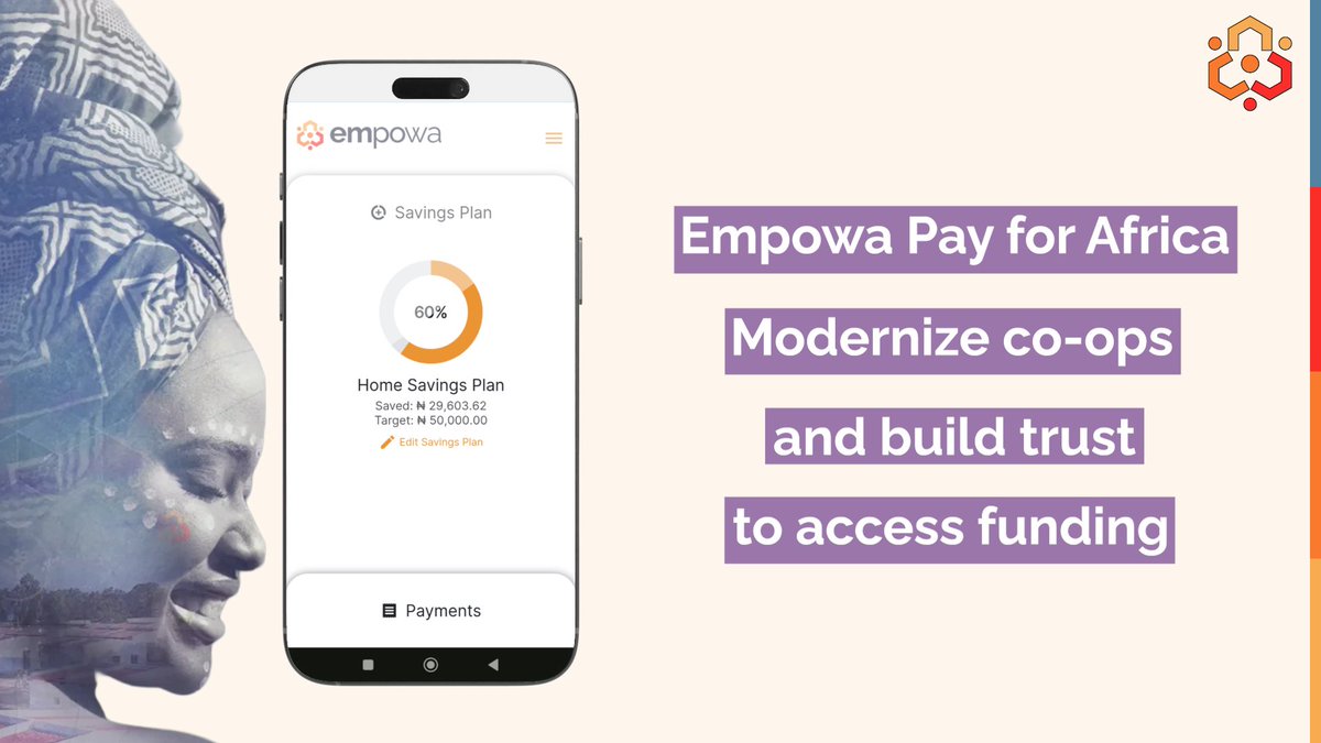 Empowa Pay for Africa 🌍 

📳Modern tools for modern co-ops.
By building trust and transparency, we help cooperatives access the funding they need to grow and uplift communities.

Watch the video: youtu.be/q3k78-jp93k