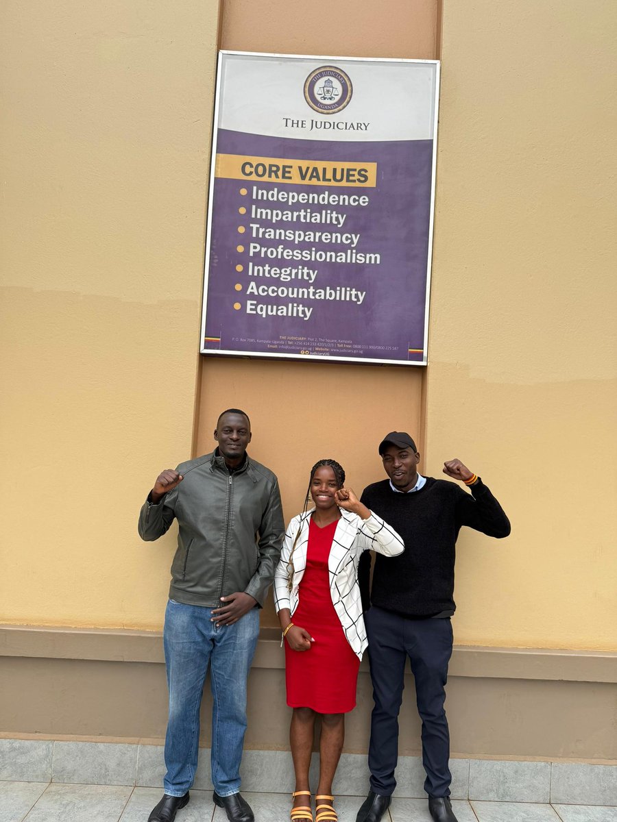 MP UOT🇺🇬 (@suunaking_james) on Twitter photo We are here to remind <a href="/JudiciaryUG/">Judiciary Uganda</a> of its core values, values that are interconnected and must be upheld by those who have sworn to protect them. #GrantDrBesigyeBail #GrantLutaleBail #GrantAllPoliticalPrisonersBail We are here to remind <a href="/JudiciaryUG/">Judiciary Uganda</a> of its core values, values that are interconnected and must be upheld by those who have sworn to protect them. #GrantDrBesigyeBail #GrantLutaleBail #GrantAllPoliticalPrisonersBail