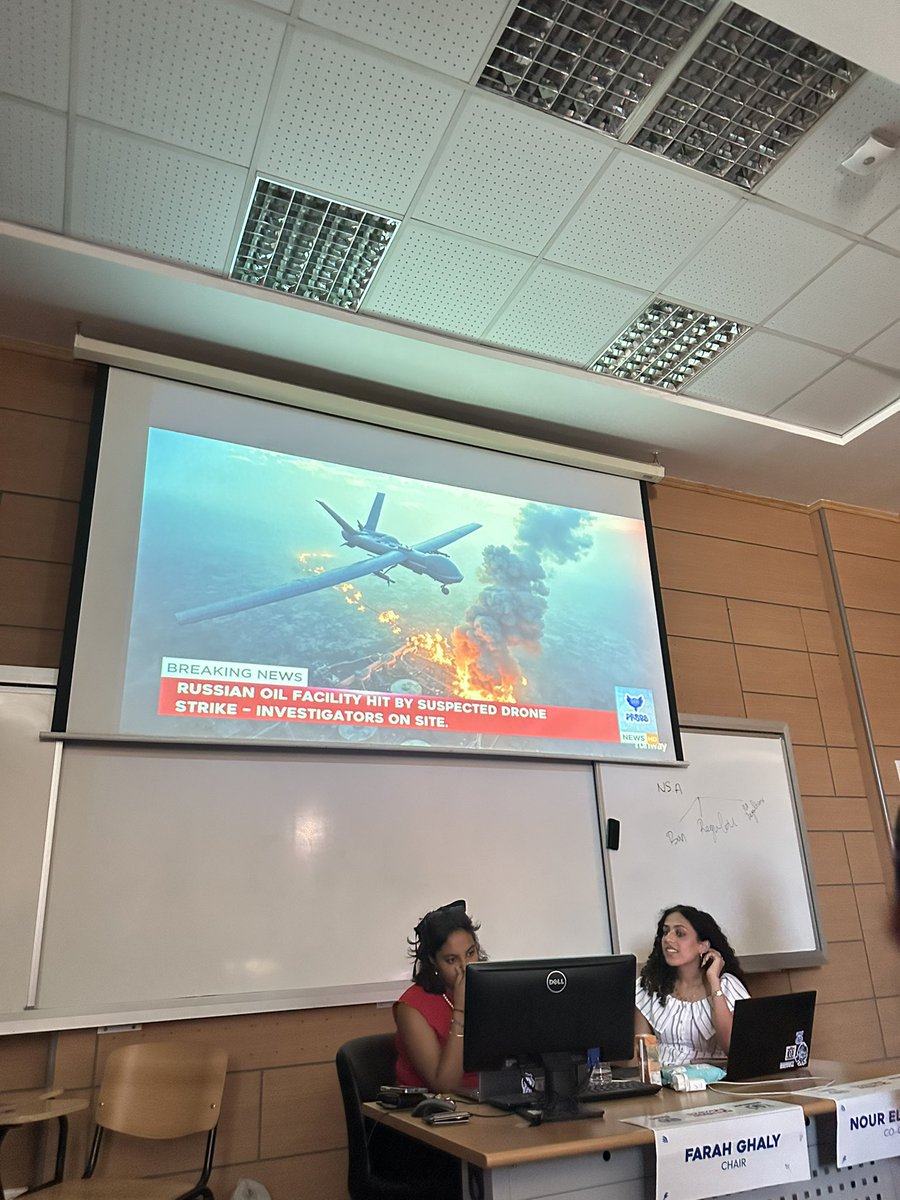 Breaking News🚨🚨
Russian oil facility hit by suspected drone
<a href="/nimunpress/">NIMUN PRESS</a> #DISEC HH