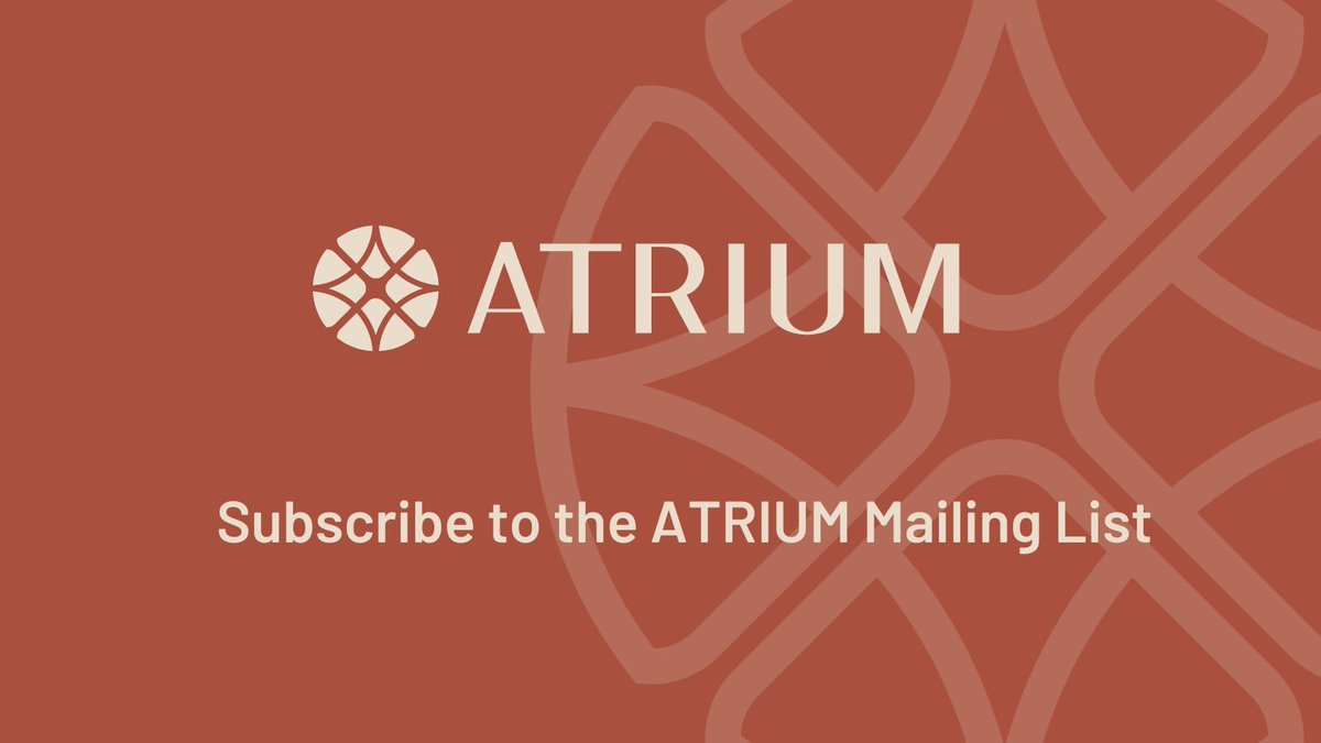 ATRIUM_EU's tweet image. Our quarterly ATRIUM newsletter is coming out this week! Subscribe to our mailing list to keep up to date with:
🏺 Project News & Updates
🏺 TNA Scheme reports
🏺 Funding Opportunities
🏺 Calls for Papers & Conference Participation
➡️ Sign up: atrium-research.eu/newsletters/