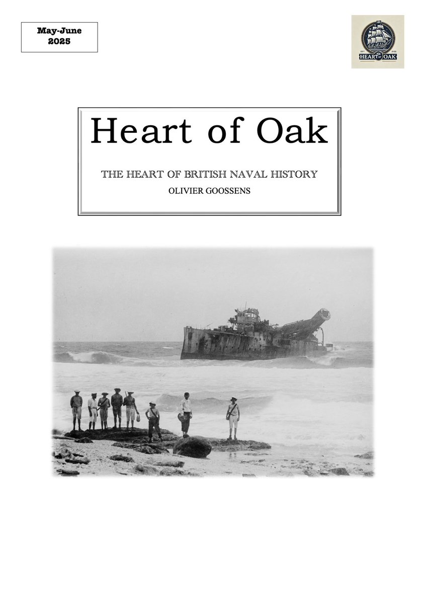 HMWarships's tweet image. Ladies and gentlemen, I am thrilled to share with you the third issue of Heart of Oak magazine!
What to expect:
-over 70 pages of naval history
-4 exclusive in-depth features: Australia's first naval victory, Beagle's first voyage, the Mary Rose, Greenwich Royal Naval Hospital…
