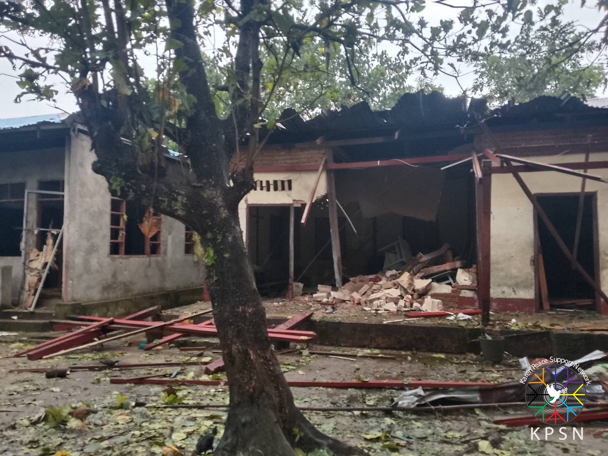 On July 5th, Nathan Kwin-based SAC dropped 120mm shells by drone onto Taw Kyaung Pauk village, Ler Doh township, Kler Lwee Htu district. The bombs killed 6 people (4 adults aged 30, 35, 64, 65, and 2 children aged 1 &amp; 6 years old) and injured 3 women aged 25, 30, and 38. The