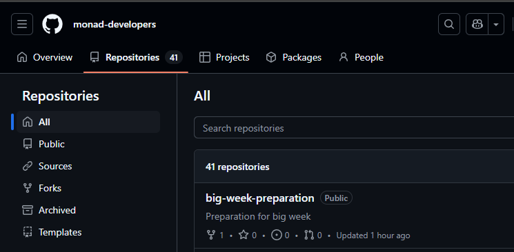 gmonad, fam!! 💫

<a href="/monad_xyz/">Monad ⨀</a> big week postponed...

found this in monad github repos (updated 1 hour ago)