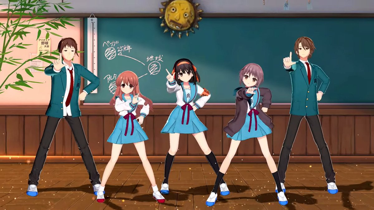 『涼宮ハルヒ』新楽曲「無敵的ハピネス！」のショート版MVが“七夕”に公開。俺らの平成がまた帰ってきた
news.denfaminicogamer.jp/news/

アニメでの“笹の葉ラプソディ”放送から16年の節目にお披露目。再集結した「SOS団」メンバーキャストの歌も最高だが、どこか懐かしいダンス映像からも目が離せない