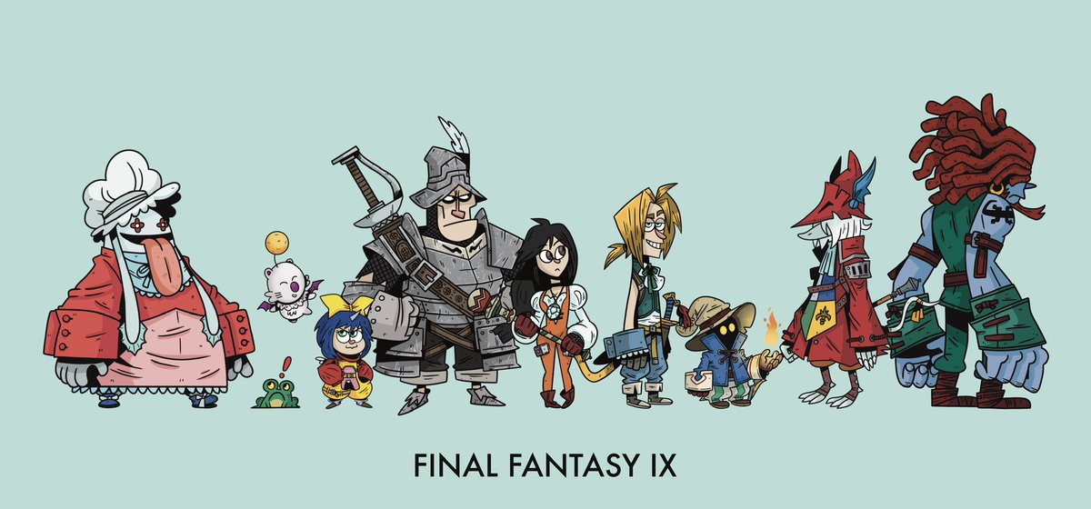 Artmonkeymg2's tweet image. Just submitted this to the #FFIX25FanArt project!