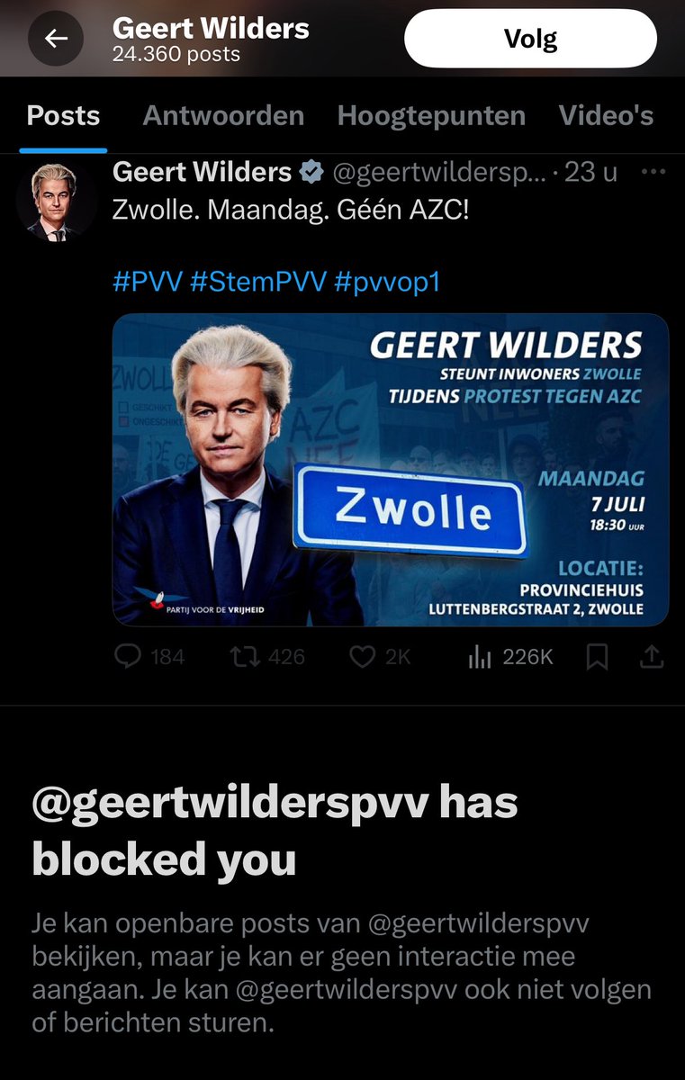 Het grote gevaar schuilt niet in asielzoekers maar bij asielhaters. Er wordt openlijk gedreigd met een AZC vernielen, afbranden en tot de laatste steen slopen. Geert Wilders komt nog even langs om het vuurtje op te stoken. Waarom mag dit allemaal?