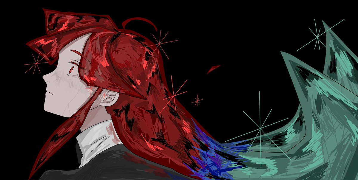 me_ko5's tweet image. 友達にあげた絵