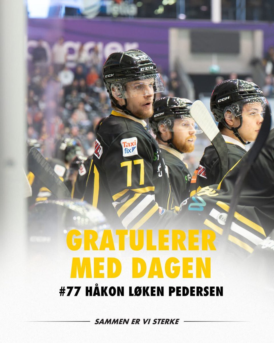 Hipp hipp for Løken på 27-årsdagen! 🥳  
Vi ønsker Håkon en fortsatt fin ferie og en superfin feiring 💛🖤
