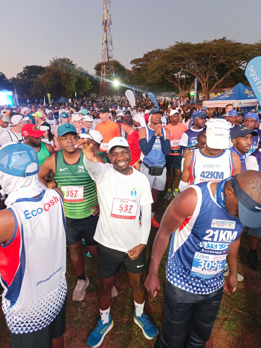 Celebrating one of our own! 🏁 

A huge congratulations to Anesu Masama for completing his first full marathon at the 2025 #VictoriaFallsMarathon clocking in under 5 hours! 👏🏽 

Your achievement is a powerful reminder that with commitment and resilience, no finish line is out of