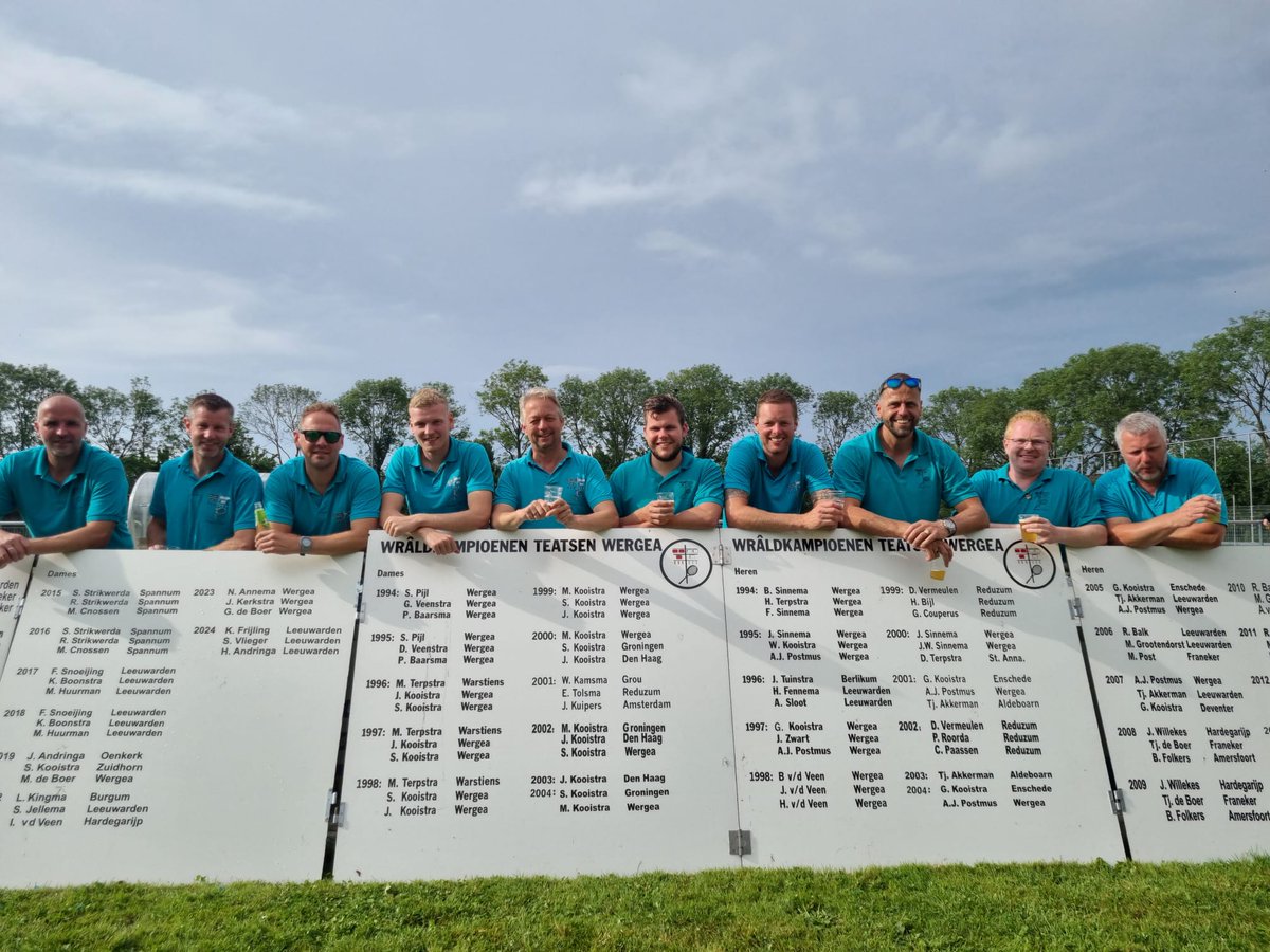 We kijken als kommisje terug op een fantastisch WK. Inschrijving voor het Wergeaster Kampioenskip is inmiddels ook open. Meer informatie op teatsen.nl