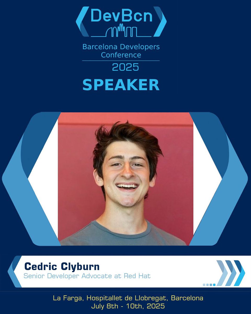 Happy Monday folks! I’m inbound ✈️ to <a href="/dev_bcn/">DevBcn</a> where I’ll be speaking about my favorite open source projects <a href="/Podman_io/">Podman</a> &amp; #PodmanDesktop to show how simple it can be for developers to move from containers, to pods, to Kubernetes! Join me on July 9th @ 2:20 in Room 2 :)