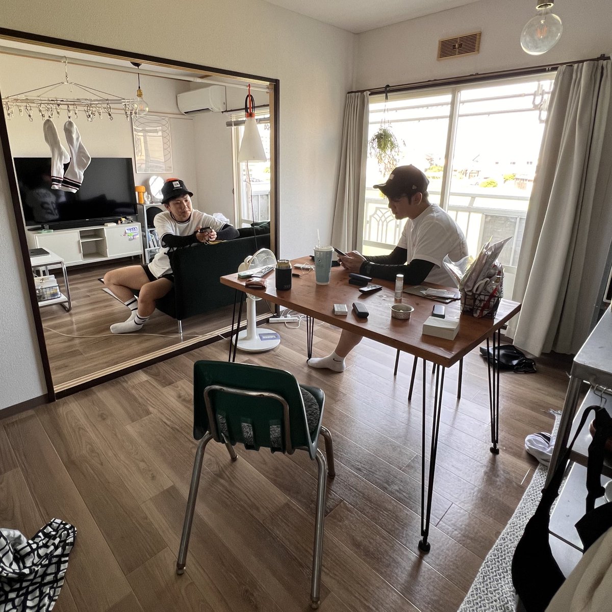 _skeg6's tweet photo. 新居初来客👯‍♂️ https://t.co/D6X9D4yGcm