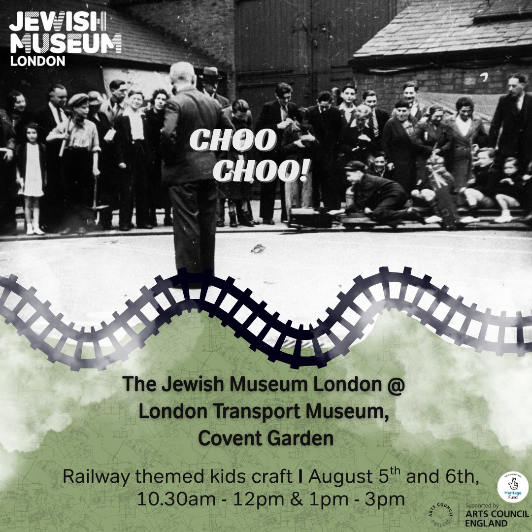 📣Calling all families 📣
Join the Jewish Museum London at London Transport Museum, Covent Garden this August.

Build your own railway station inspired by the works of British-Jewish architect David Mocatta.

#LondonTransportMuseum #LondonEvents #Family #StemKids #SummerHolidays